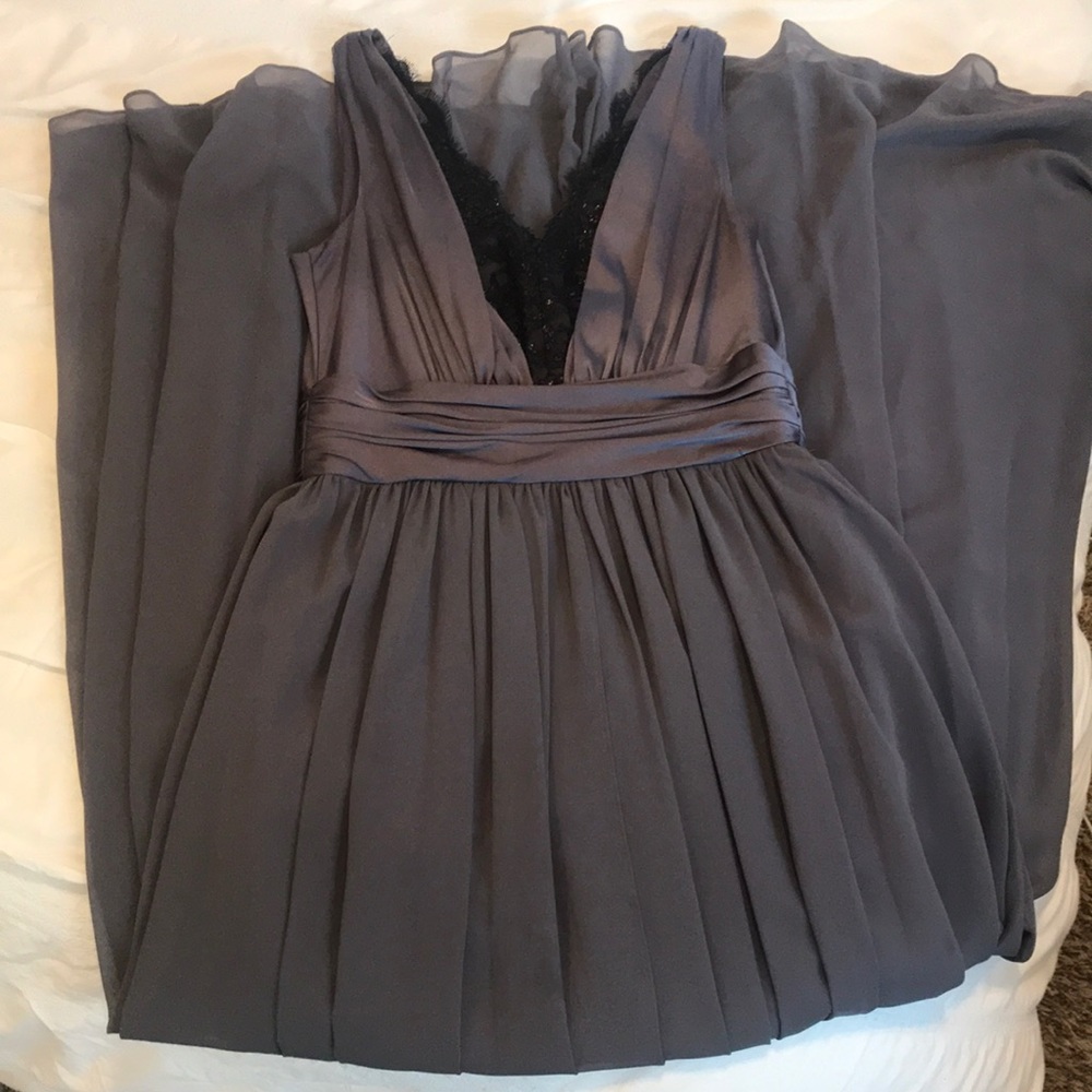 Vera Wang Dress - Gray Purple